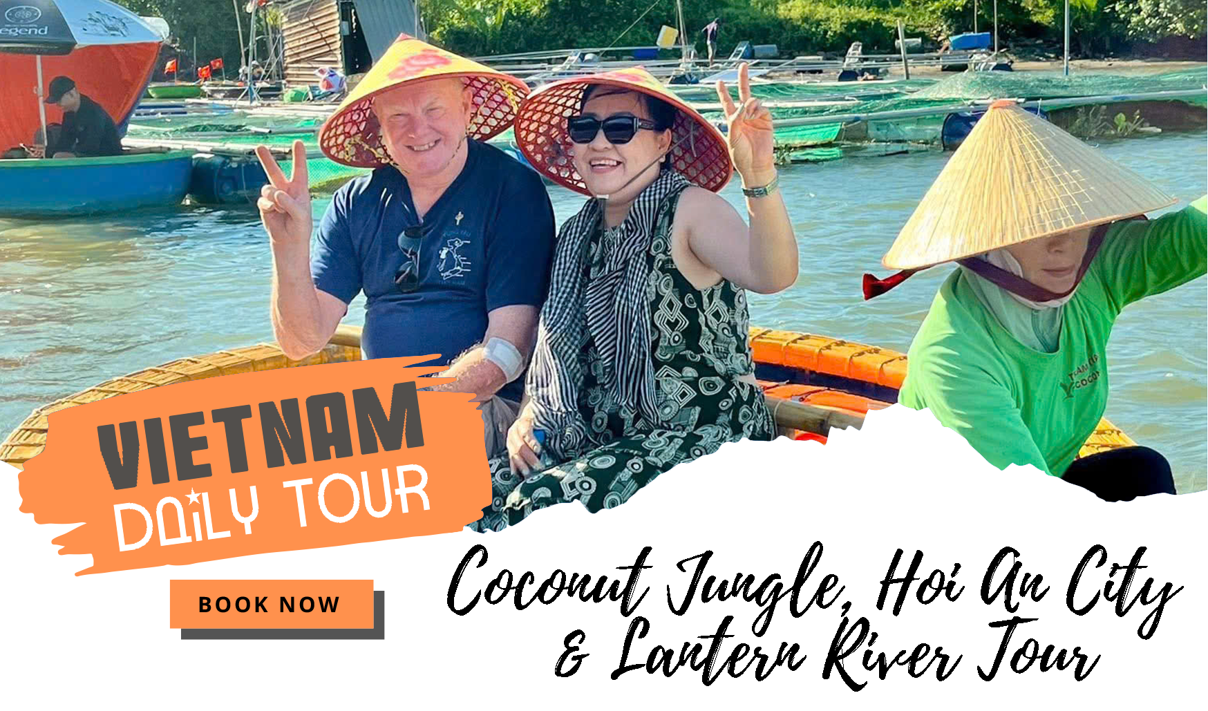 Coconut Jungle, Hoi An City & Lantern River Group Tour