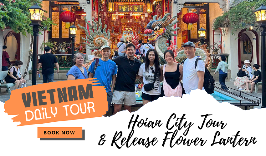 Hoi An City Group Tour and Release Flower Lantern